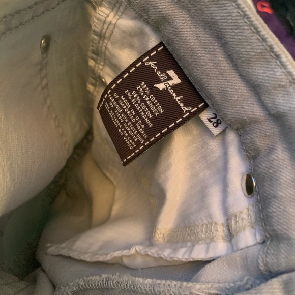 7 for all mankind gray cropped jeans - Picture 4 of 6